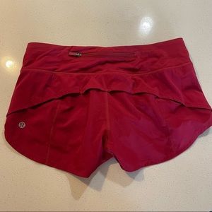 Dark Red Lulu Shorts